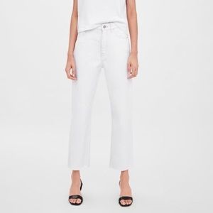 Zara High Rise Wide Leg Jeans